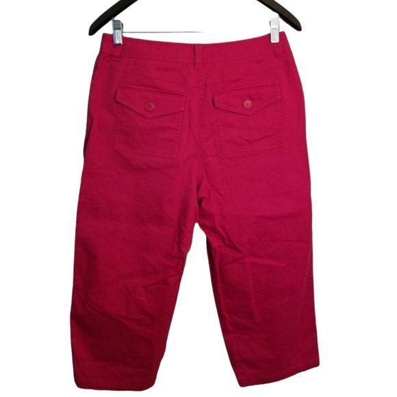 Talbots Petites Bermuda Shorts Women's Size 8 Pink - Picture 2 of 6